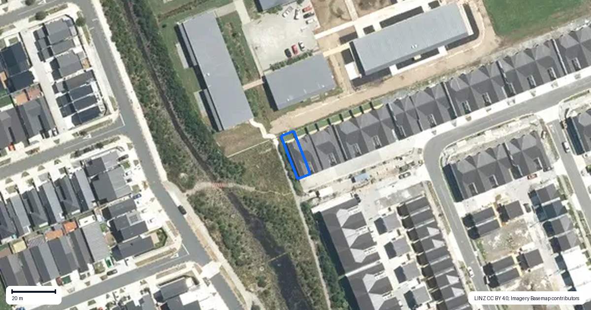 Property context map for 1 Waotapuke Place, Papakura