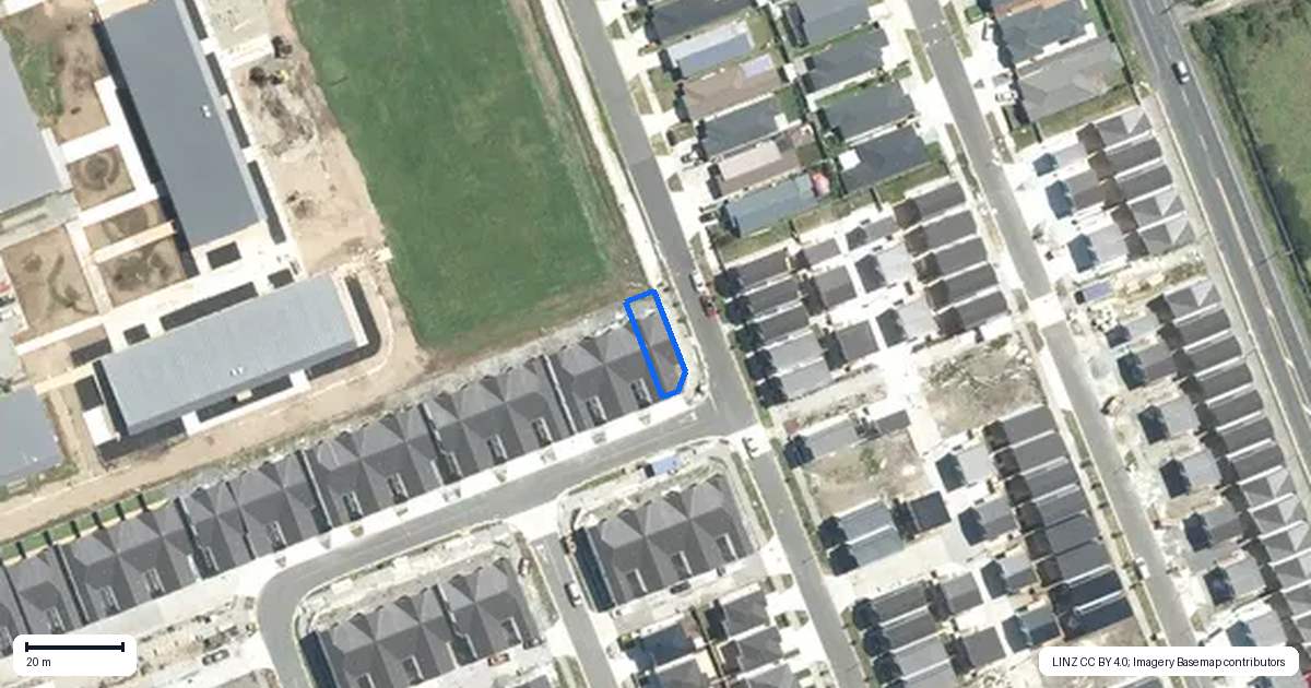 Property context map for 75 Whare Kauri Road, Papakura