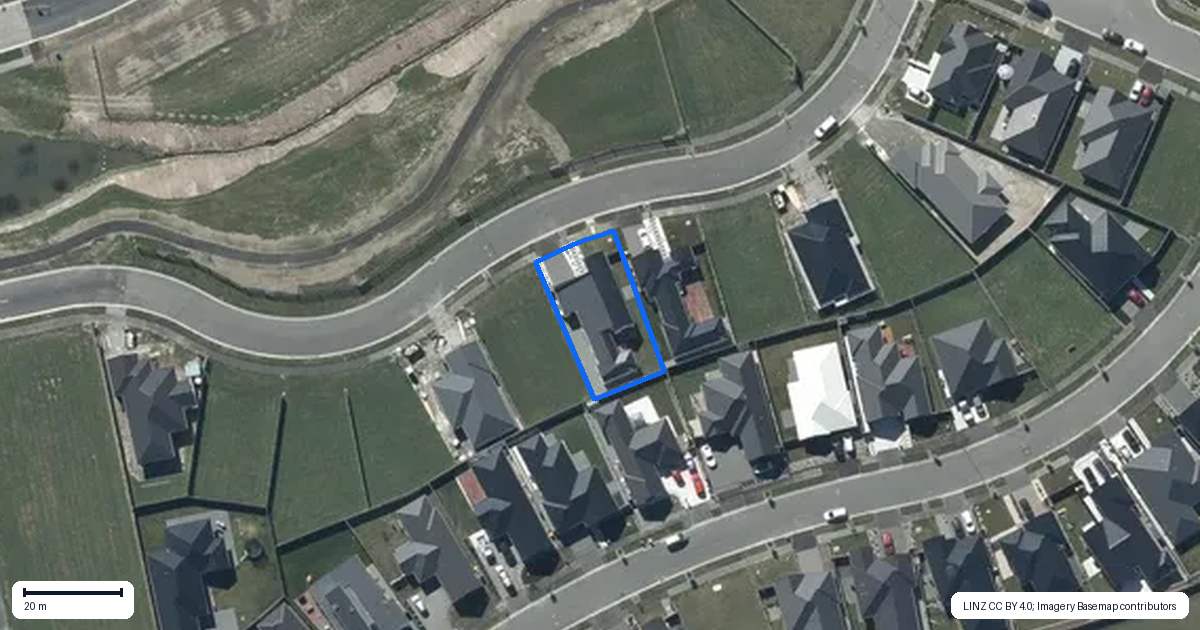 Property context map for 16 Paradise Way, Halswell, Christchurch