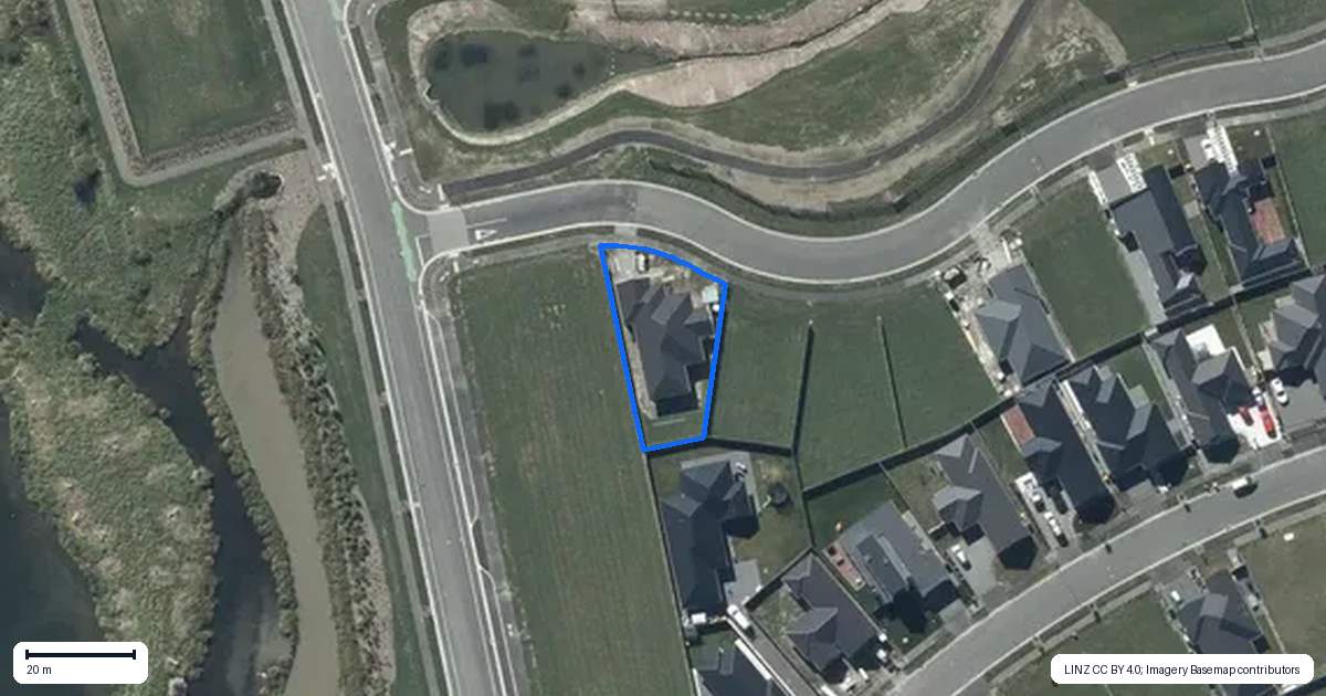 Property context map for 4 Paradise Way, Halswell, Christchurch