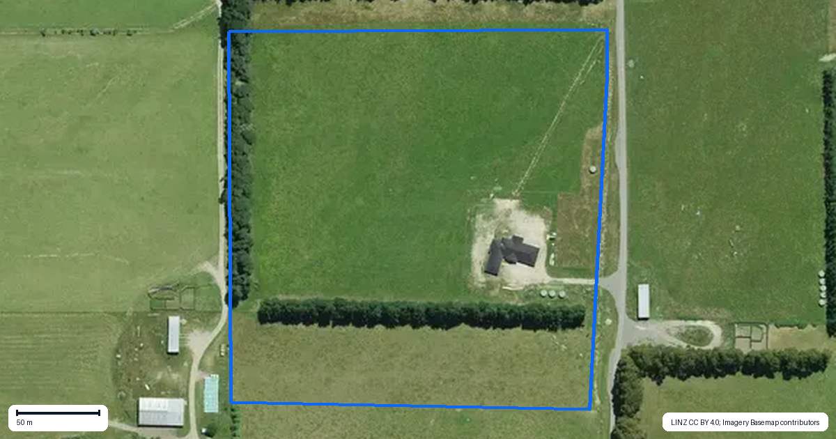 Property context map for 128A Woodbank Road, Hanmer Springs