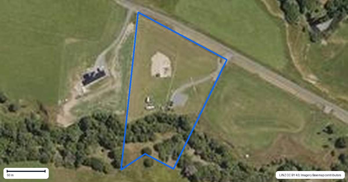 Property context map for 183 Kiritaki Road, Dannevirke