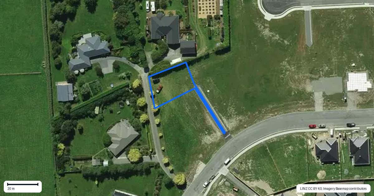 Property context map for 29B Hilton Drive, Amberley