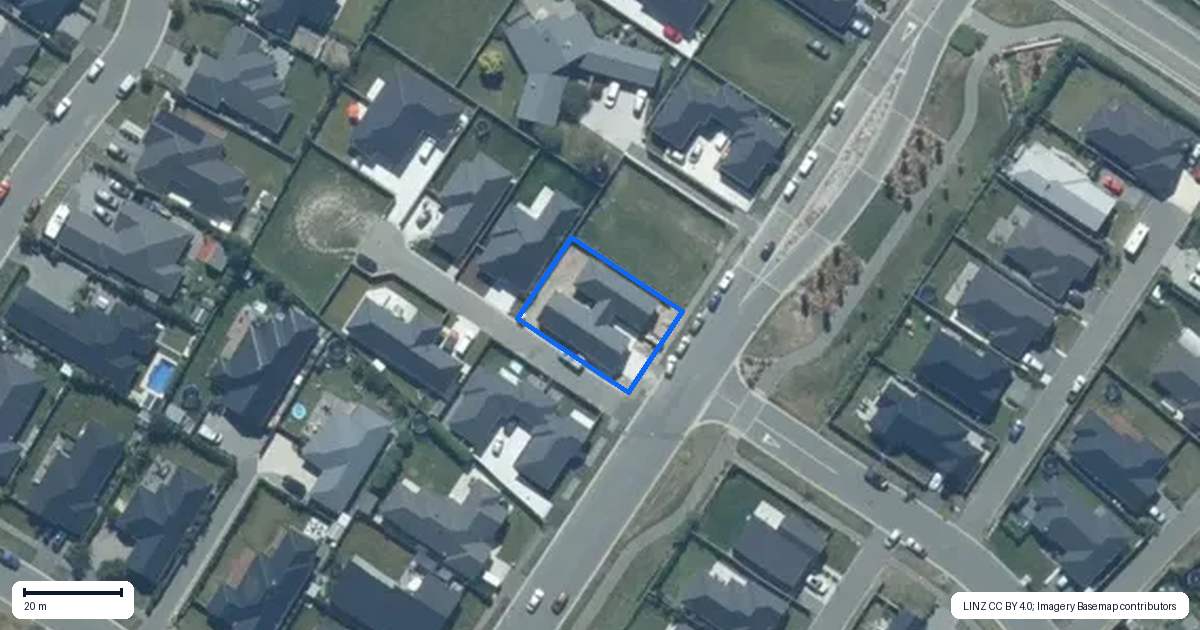 Property context map for 2 Rabbit Way, Rolleston