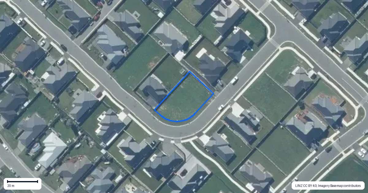 Property context map for 35 Lunn Crescent, Leeston