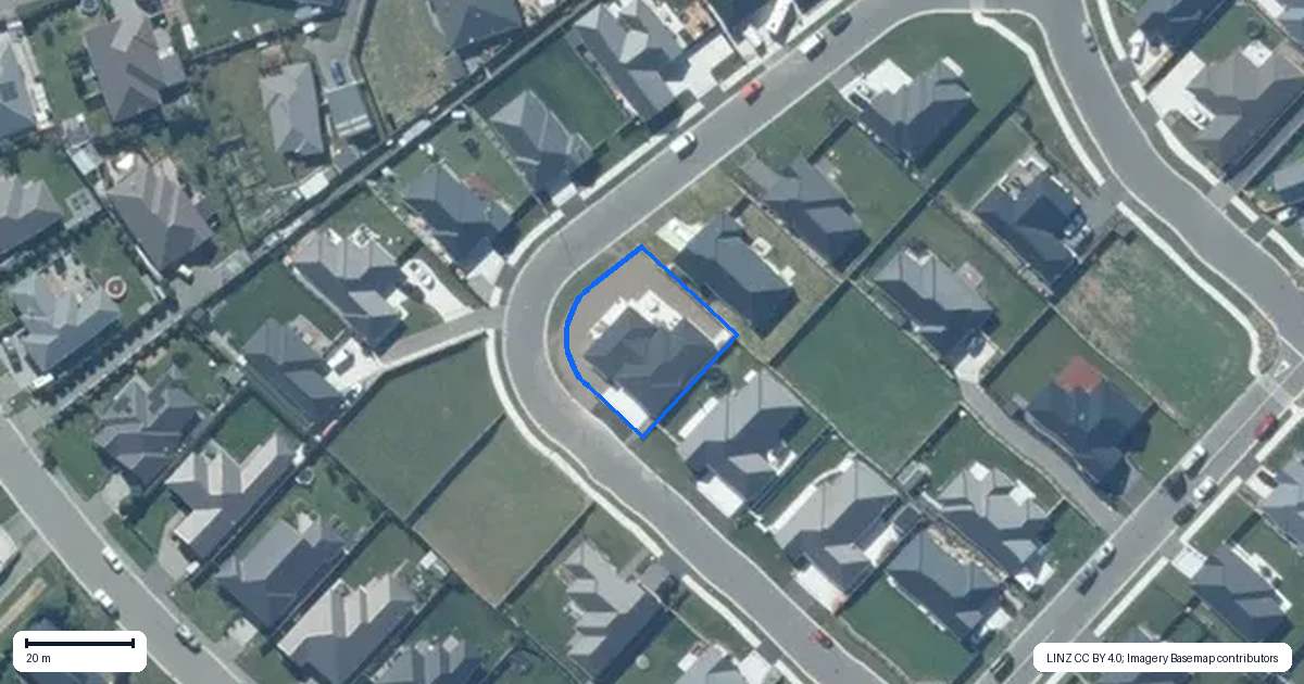 Property context map for 7 Lunn Crescent, Leeston