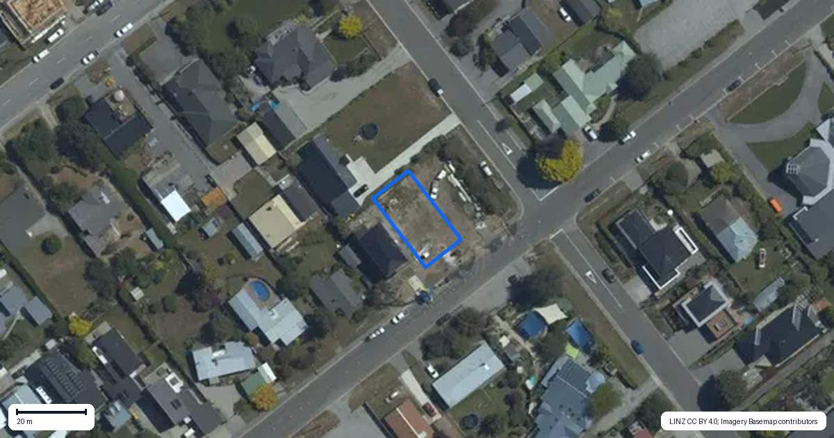 Property context map for 107 Tenby Street, Wanaka