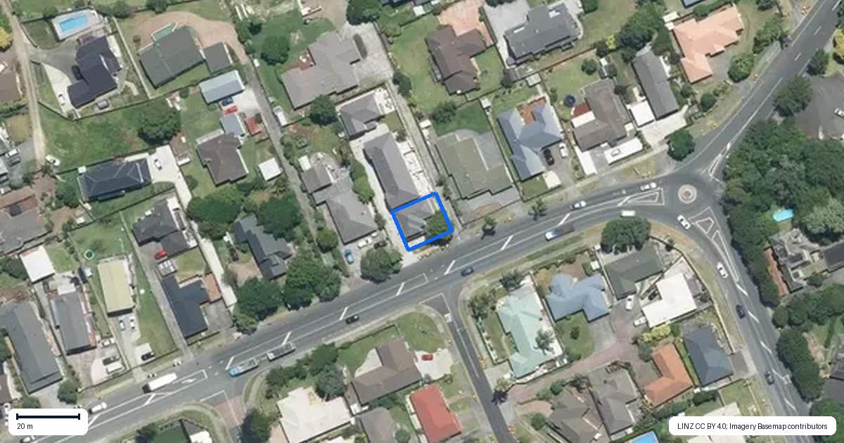 Property context map for 160 Hill Road, Manurewa, Auckland