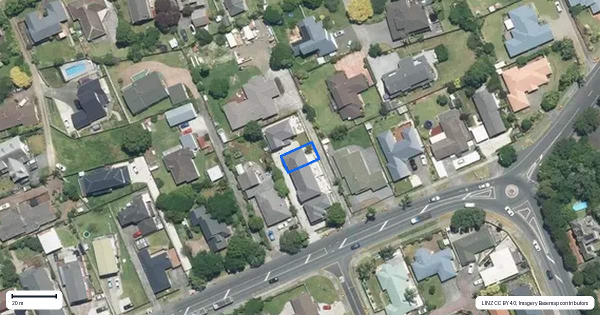 Property context map for 160D Hill Road, Manurewa, Auckland