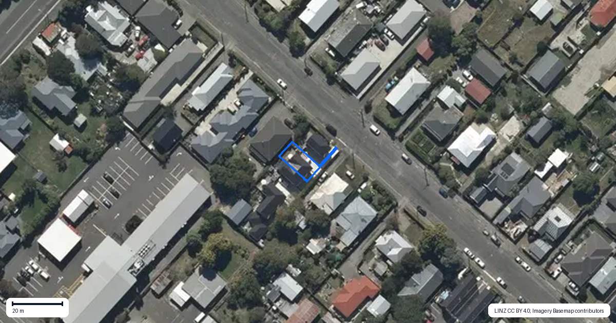 Property context map for 2/24 Norwich Street, Linwood, Christchurch
