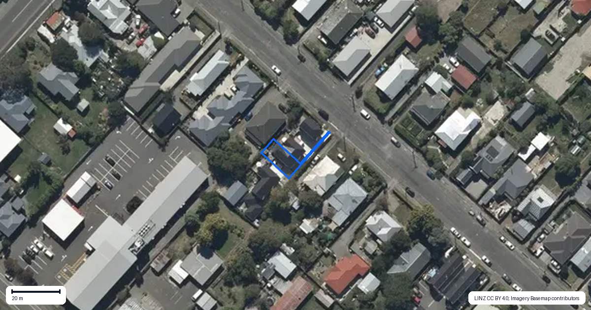 Property context map for 3/24 Norwich Street, Linwood, Christchurch