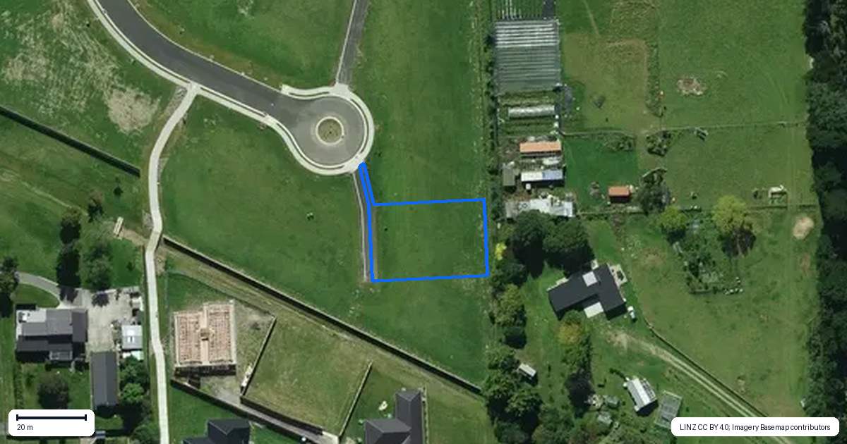 Property context map for 28B Foster Place, Amberley