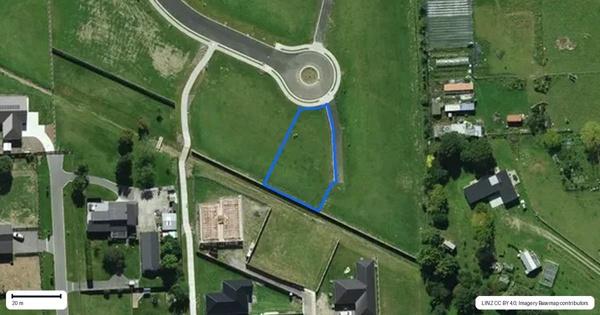 Property context map for 26 Foster Place, Amberley