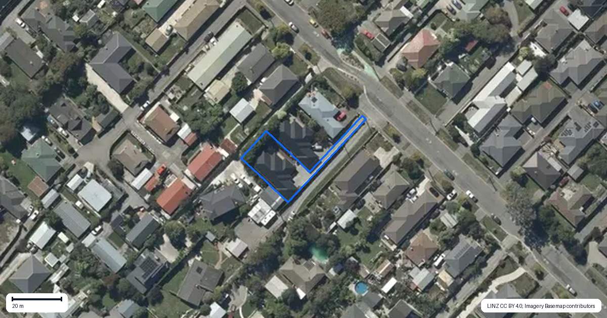 Property context map for 70B MacKenzie Avenue, Woolston, Christchurch