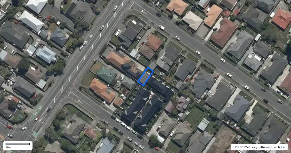 Property context map for 7/3 Shearer Avenue, Papanui, Christchurch