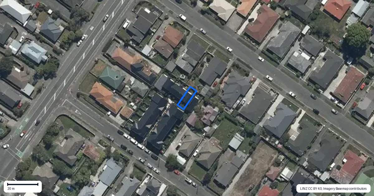 Property context map for 8/5 Shearer Avenue, Papanui, Christchurch