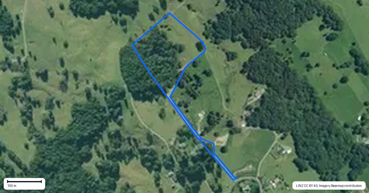 Property context map for 50C Old Valley Road, Okaihau