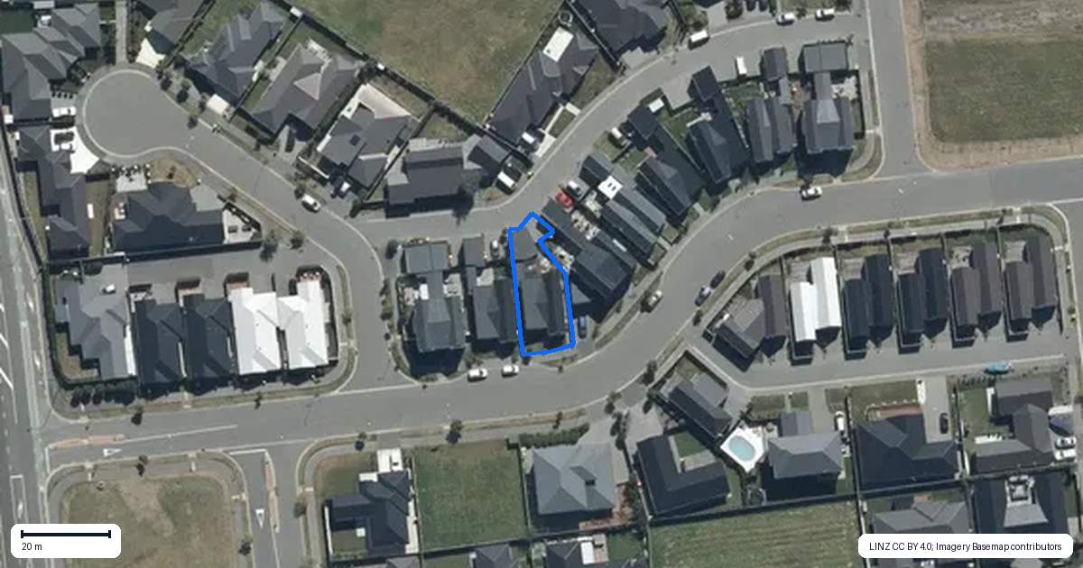 Property context map for 15 Eminence Drive, Northwood, Christchurch