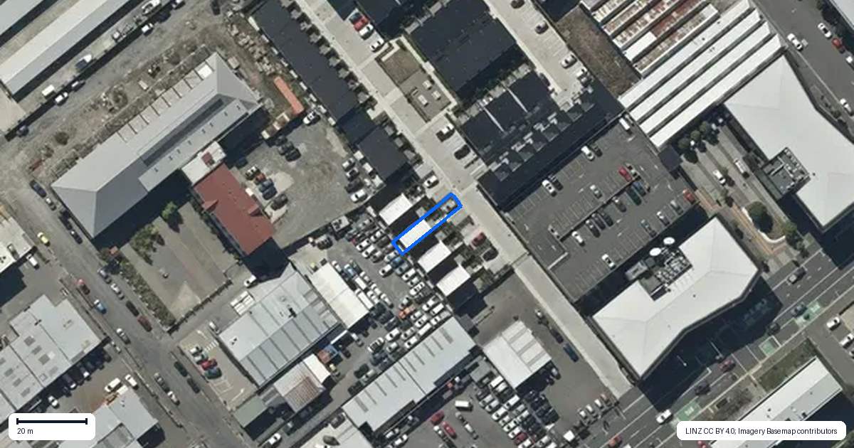 Property context map for 6/321 Lincoln Road, Addington, Christchurch