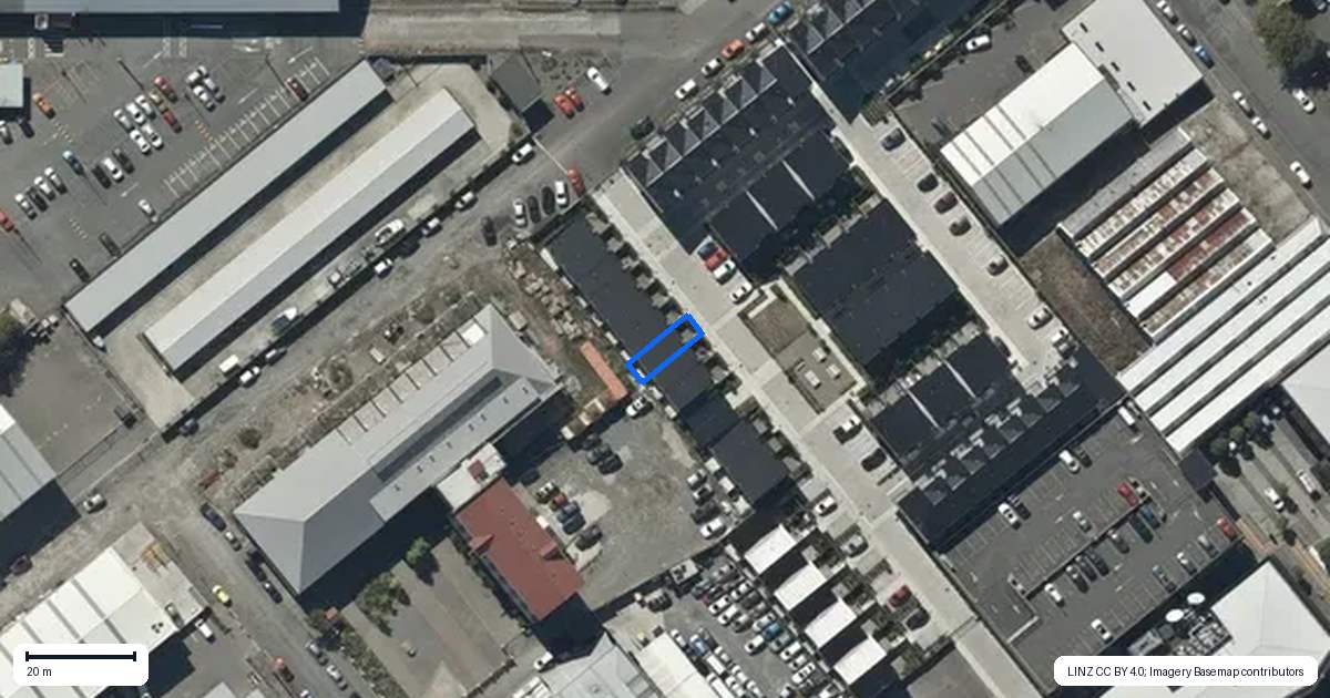 Property context map for 3/323 Lincoln Road, Addington, Christchurch