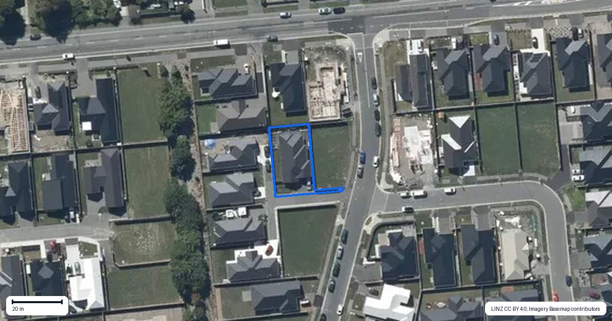 Property context map for 6 Pitcaithly Street, Halswell, Christchurch
