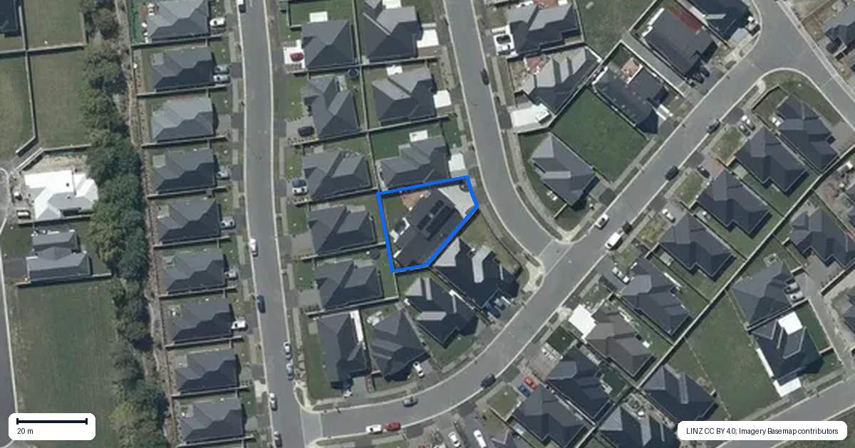 Property context map for 12 Miles Street, Halswell, Christchurch