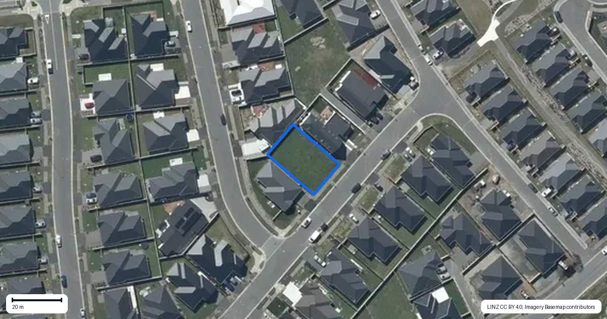 Property context map for 11 Songpa Street, Halswell, Christchurch
