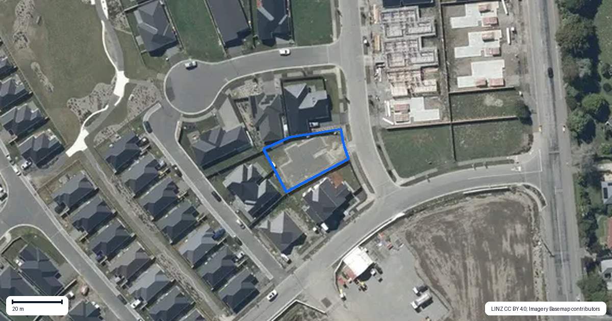 Property context map for 8 Hean Road, Halswell, Christchurch