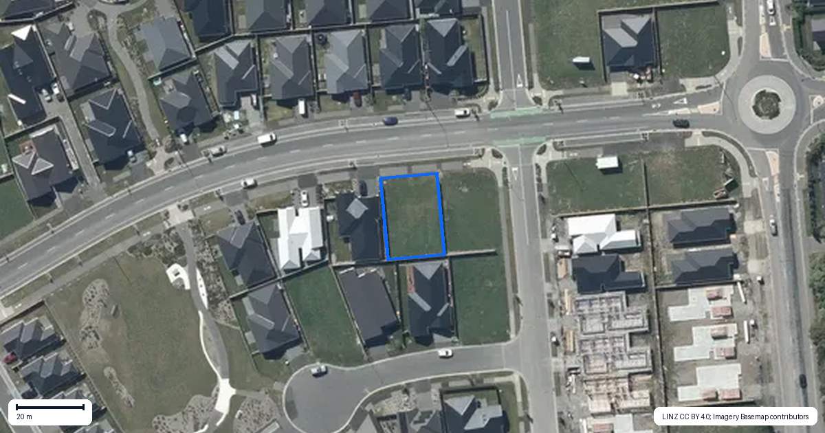 Property context map for 52 Whites Tramway Road, Halswell, Christchurch