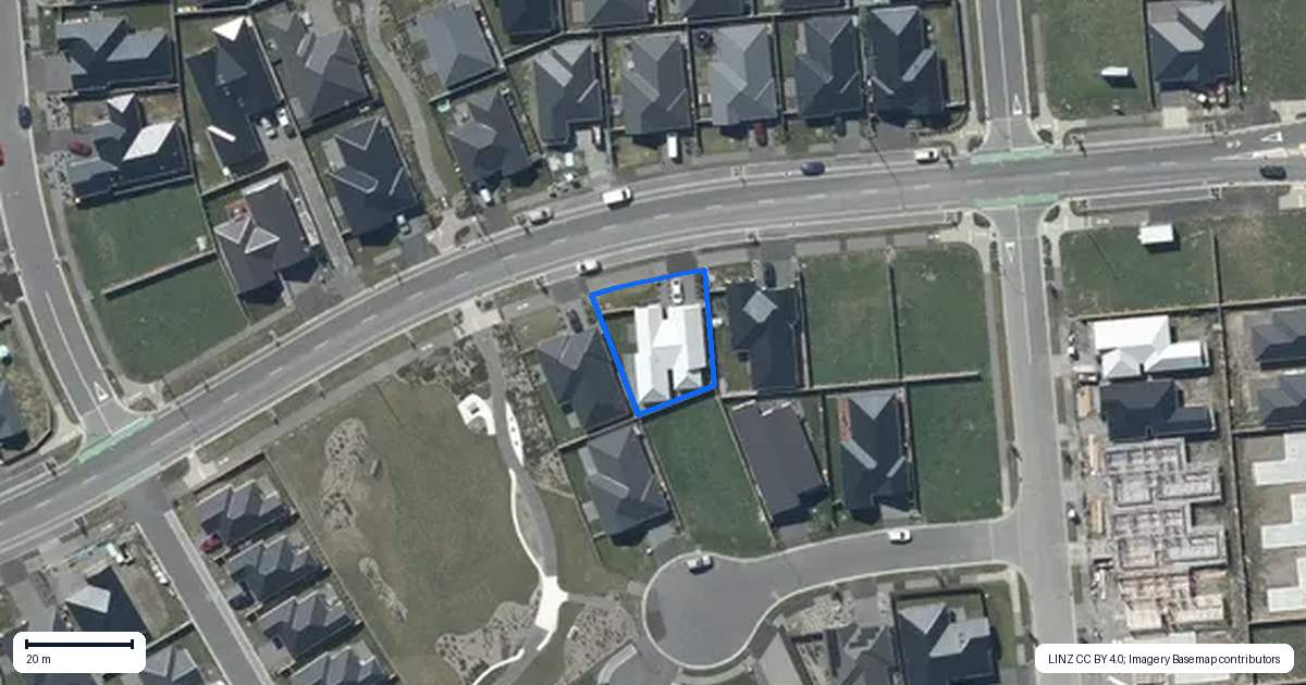 Property context map for 48 Whites Tramway Road, Halswell, Christchurch