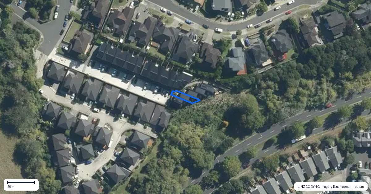 Property context map for 20/26 Springvale Drive, Fairview Heights, Auckland