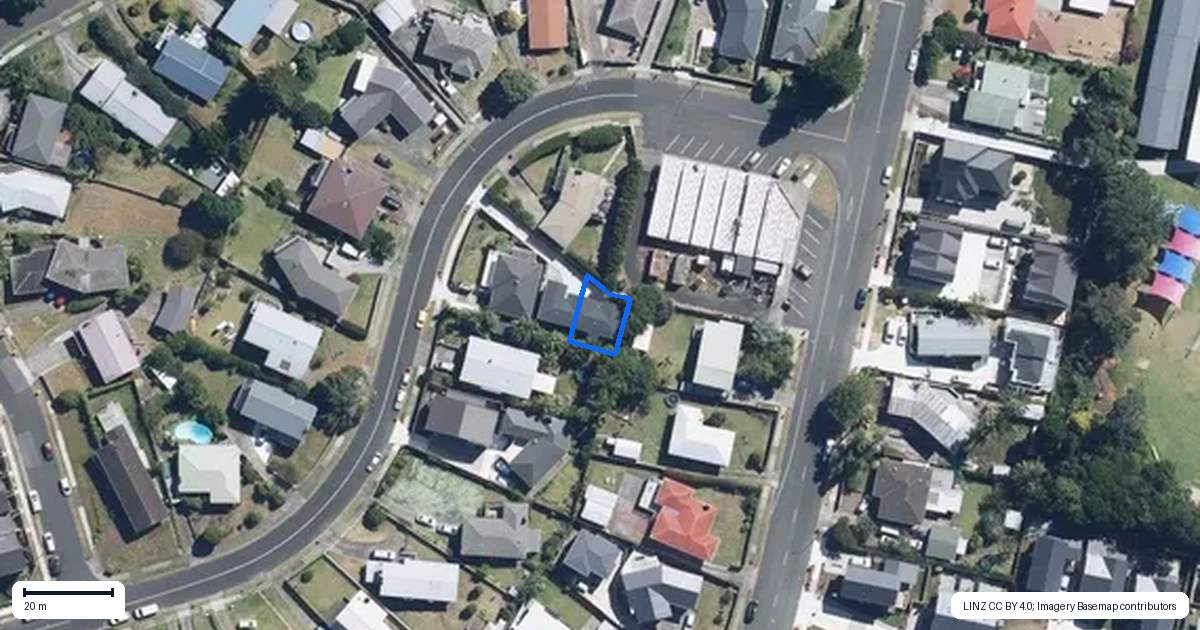 Property context map for 6B Carole Crescent, Pakuranga, Auckland