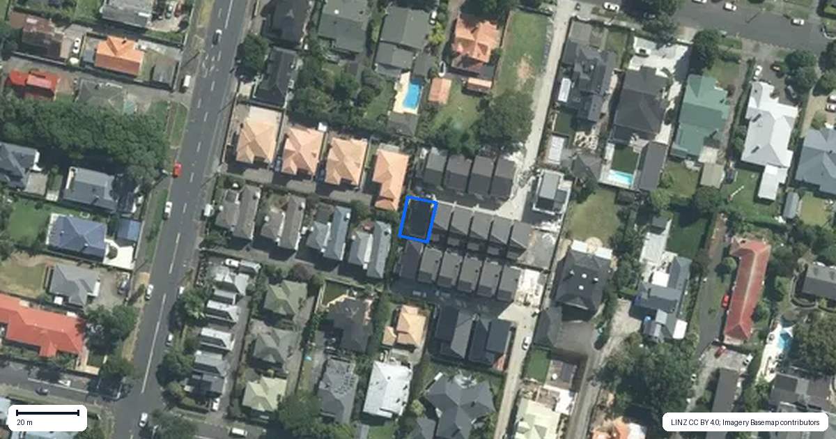 Property context map for 8/26 Epsom Avenue, Epsom, Auckland