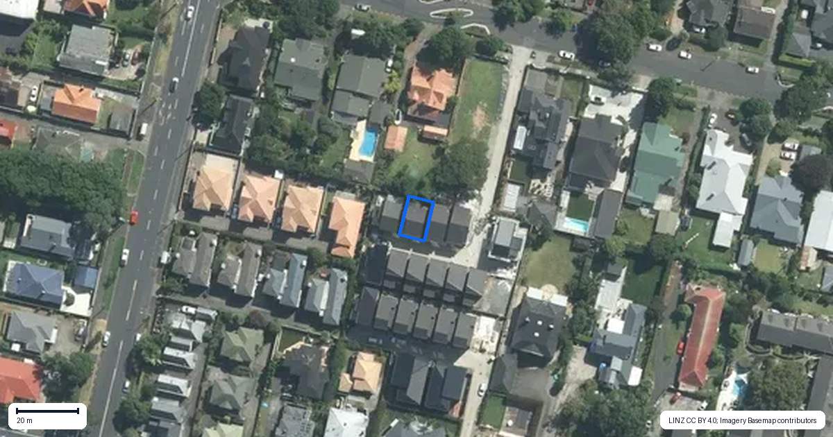 Property context map for 10/26 Epsom Avenue, Epsom, Auckland