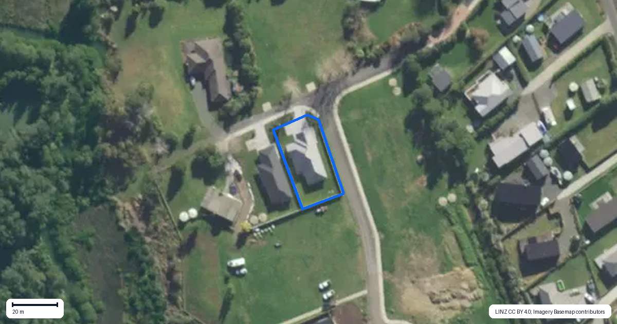 Property context map for 15 Blackbird Place, Mangawhai Heads, Mangawhai