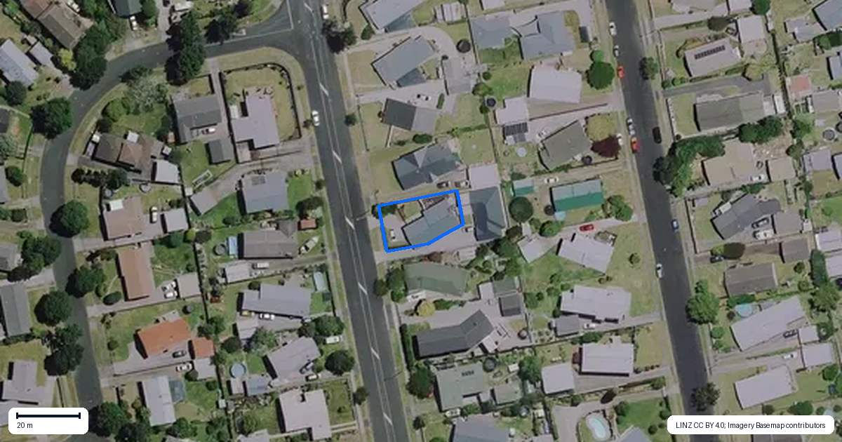 Property context map for 20 Ashurst Avenue, Pukete, Hamilton