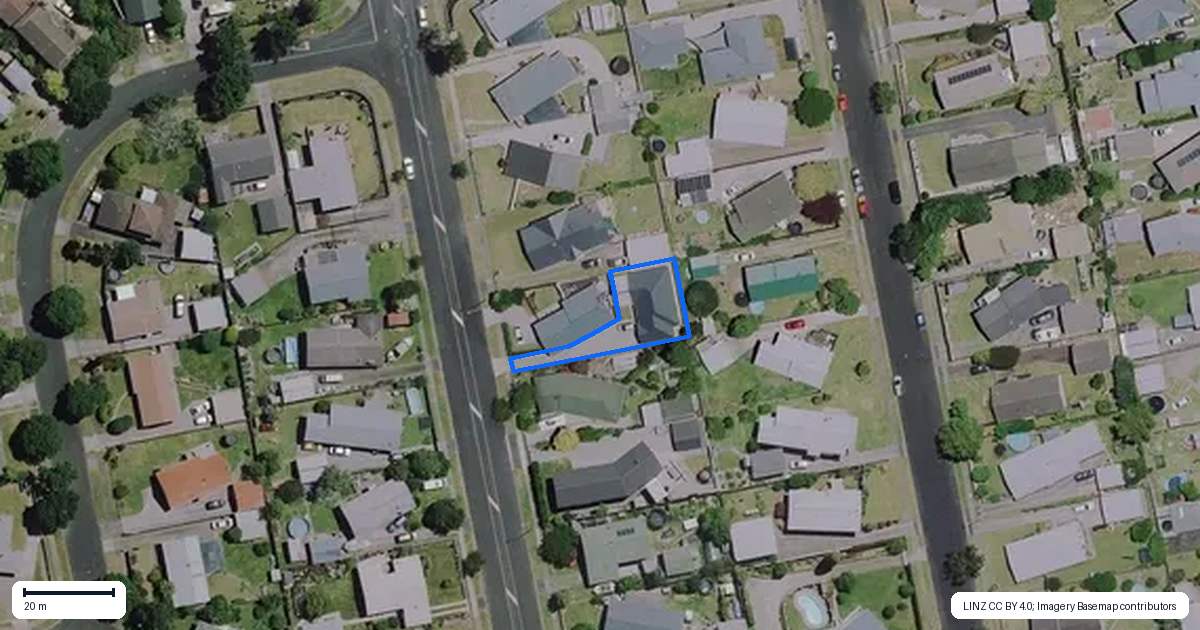 Property context map for 20A Ashurst Avenue, Pukete, Hamilton