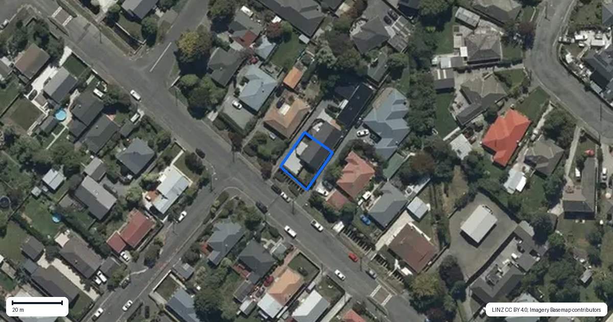 Property context map for 109A Aylesford Street, Mairehau, Christchurch