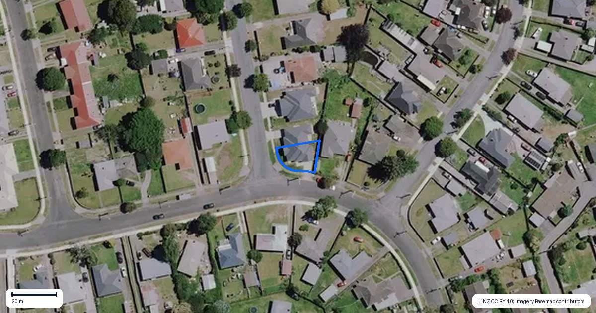 Property context map for 4/2 Masefield Drive, Enderley, Hamilton