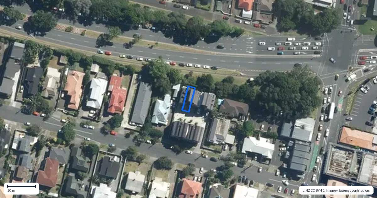 Property context map for 4/7 Arcadia Road, Epsom, Auckland