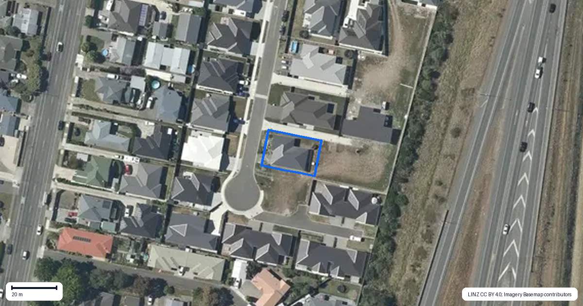 Property context map for 19 Cassin Place, Taradale, Napier