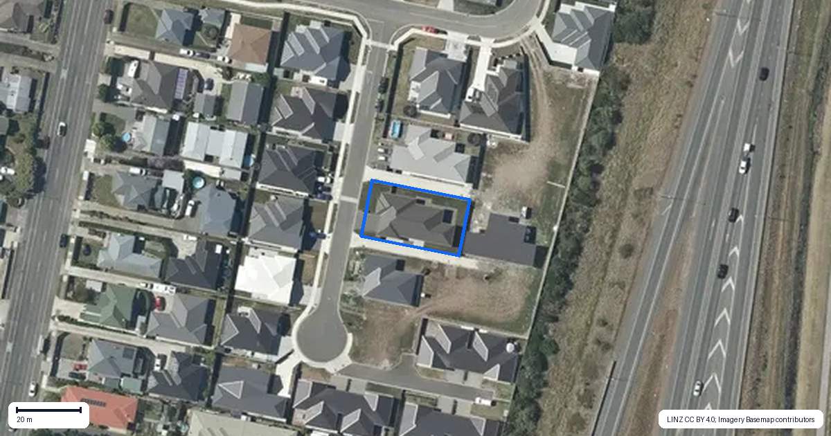 Property context map for 11 Cassin Place, Taradale, Napier