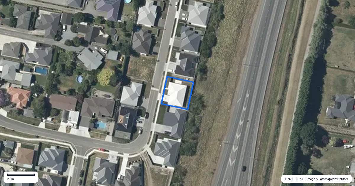 Property context map for 14 George Yee Place, Taradale, Napier