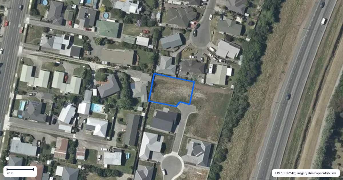 Property context map for 25 George Yee Place, Taradale, Napier