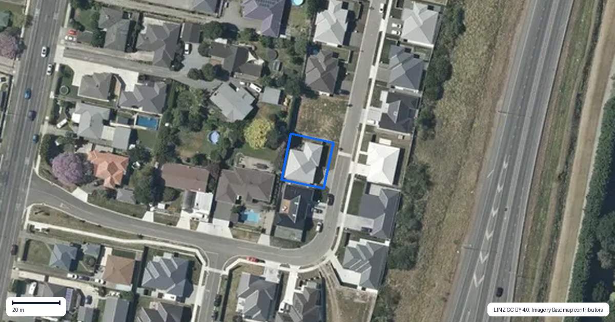 Property context map for 9 George Yee Place, Taradale, Napier