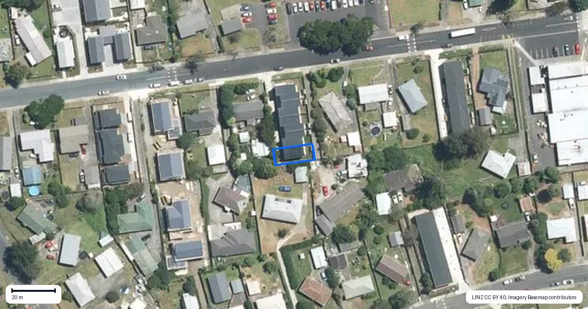Property context map for 18E Jupiter Street, Rosehill, Papakura