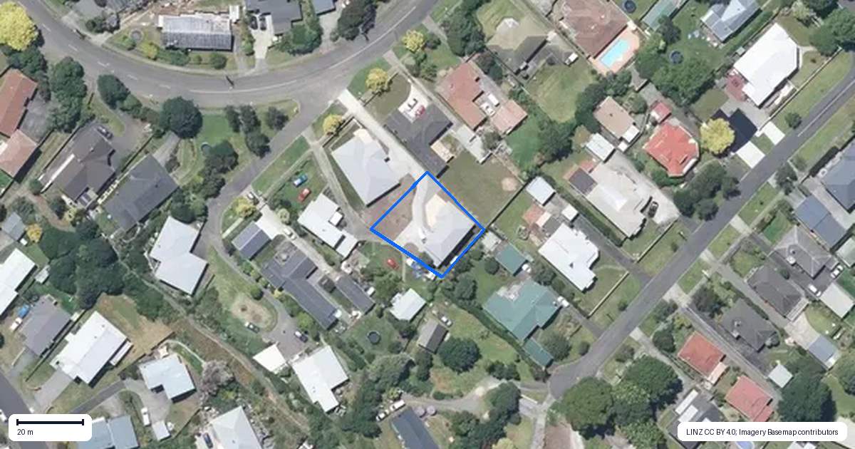 Property context map for 1A Addenbrooke Terrace, Springvale, Whanganui