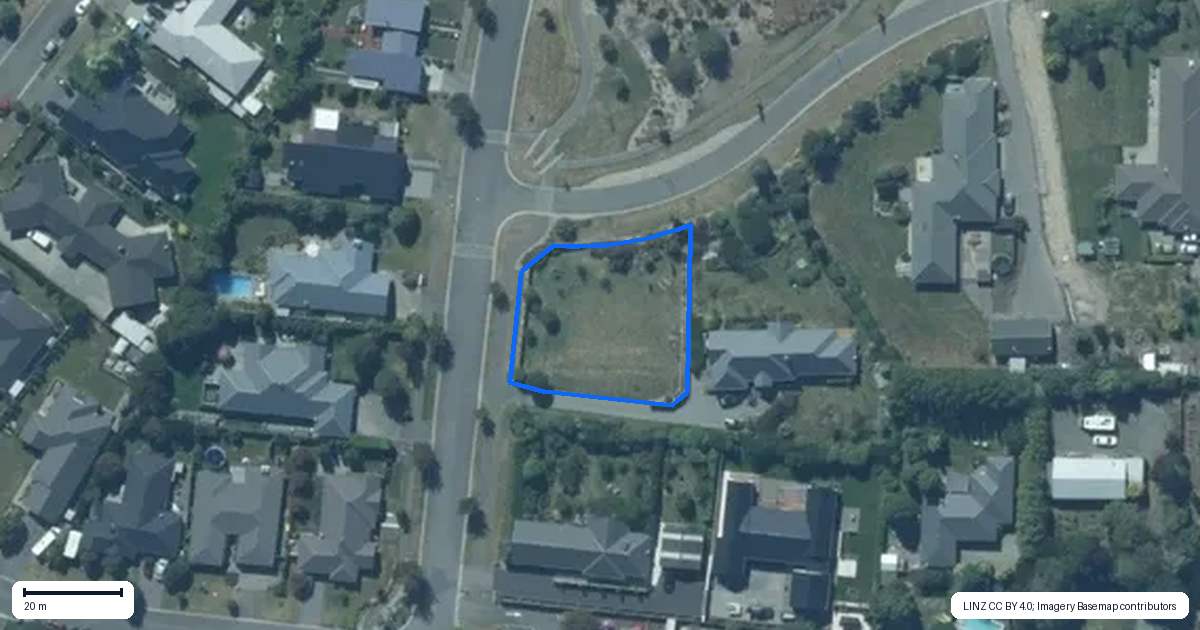 Property context map for 55 Iris Taylor Avenue, West Melton