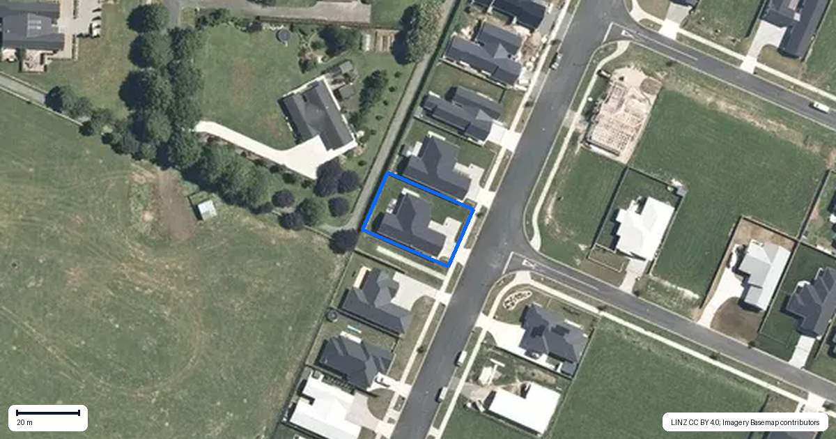 Property context map for 46 Peakedale Drive, Matamata