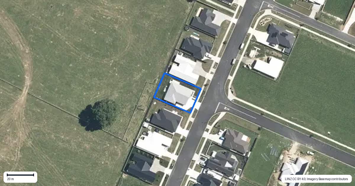 Property context map for 54 Peakedale Drive, Matamata